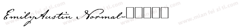 EmilyAustin Normal字体转换